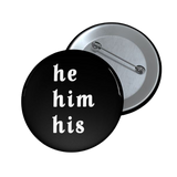 He Pronoun Pin Button - POLM REPUBLIC